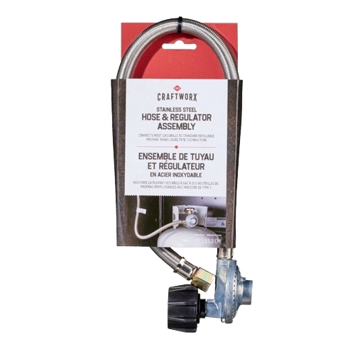 Craftworx Stainless Steel Hose & Regulator Assembly