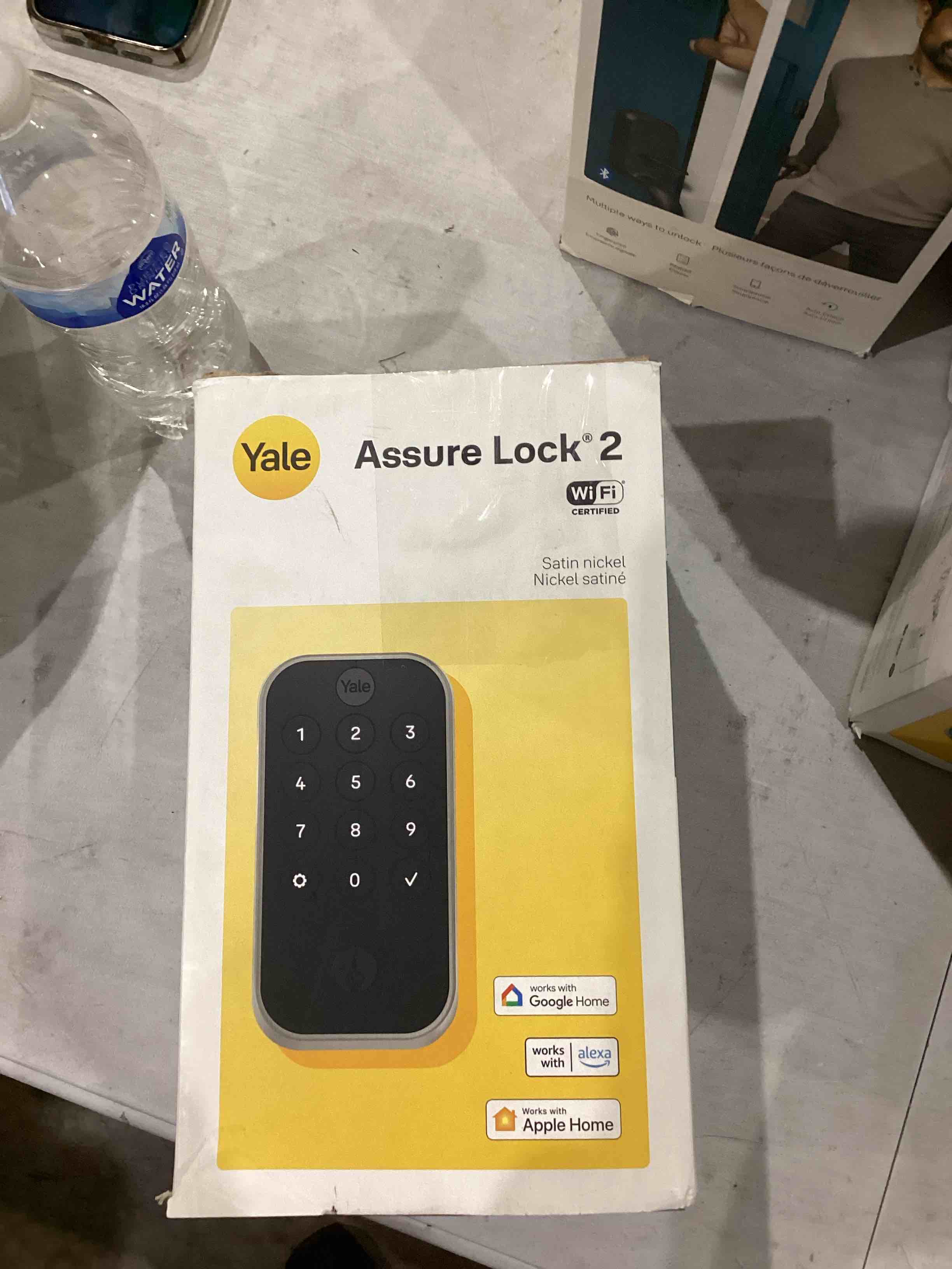 similar)Yale Security Assure Lock 2 with Wi-Fi, Keypad Smart Lock with Back-Up Key in Satin Nickel - YRD410-WF1-619