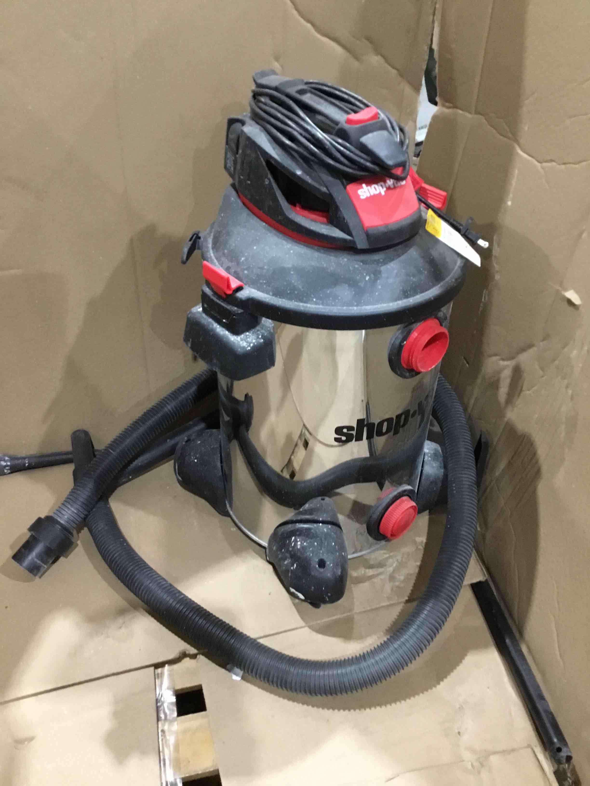 shop.vac Shop-Vac 10 Gallon Wet Dry Vacuum Cleaner, 8.0 Peak Kpa Shop Vacuum with Blower Function, Cordless Vacuum Cleaner for Pet Hair, Jobsite, Garage, Home & Workshop