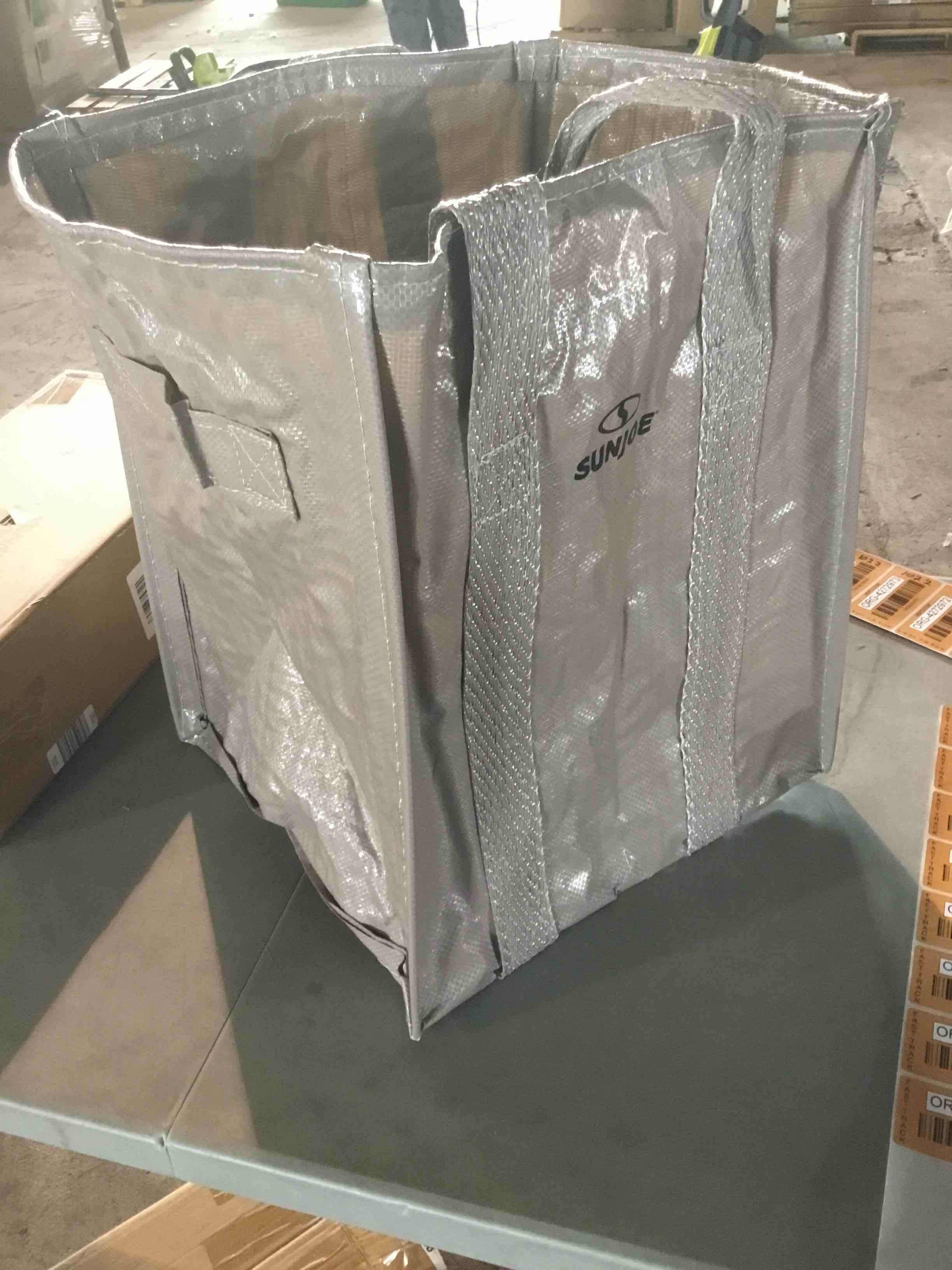 sunjoe set of 2 heavy duty multipurpose totes with handles