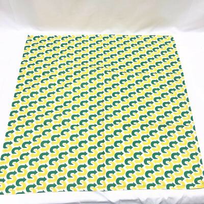 Logo Green Yellow Square Bandana Restaurant Uniform Employee Crew(288pcs)