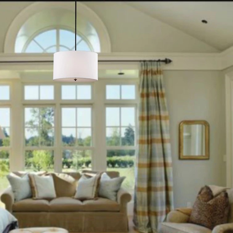Sybill 4 - Light Drum Chandelier