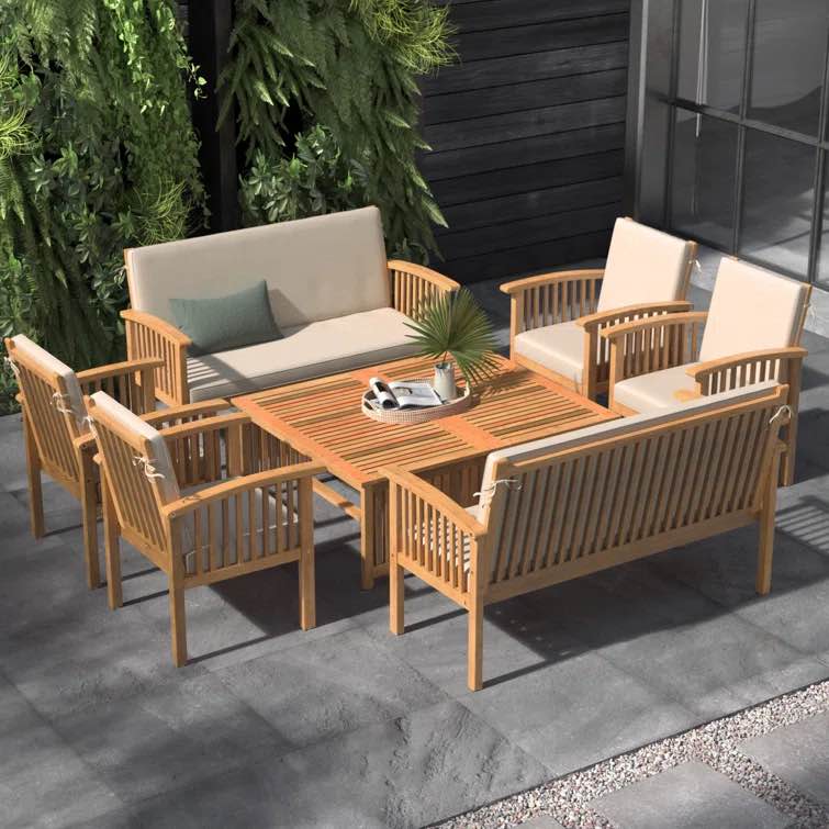 Amorae 8 Piece Sofa Seating Group (incomplete)
