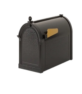 Whitehall Products Locking Product Type Black Mailbox