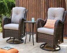Cleaon 2 - Person Outdoor Seating Group with Cushions (Incomplete box 1 of 2) upper part only