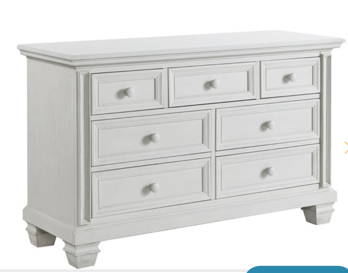 Soho Baby Richmond 7 Drawer Dresser Oyster White