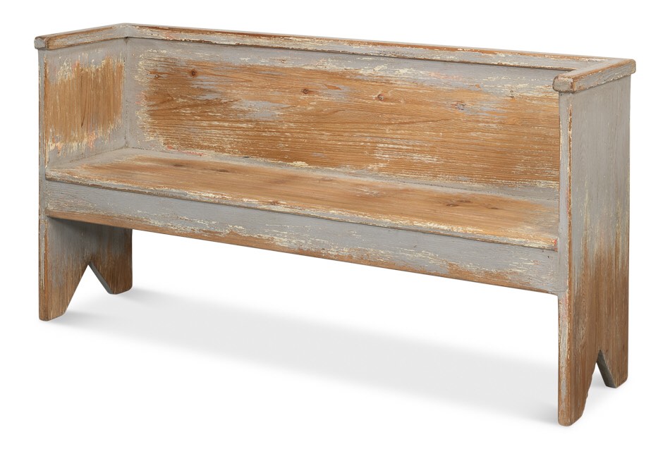 Sarreid beach house bench grey