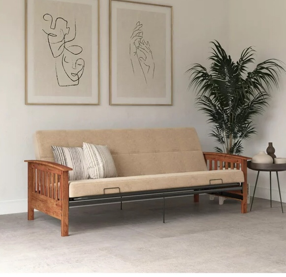 Neo mission wood arm futon with 6” mattress (similar but NOT the same)