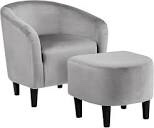Grey Chair and footrest (different color same concept of the chair and foot rest but it’s completely different) 