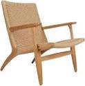 Lounge chair natural + natural cord 
