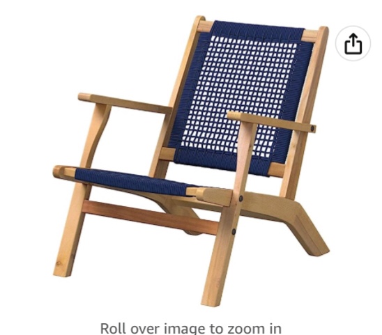 Outdoor chair (same chair might be different color N/A on color)