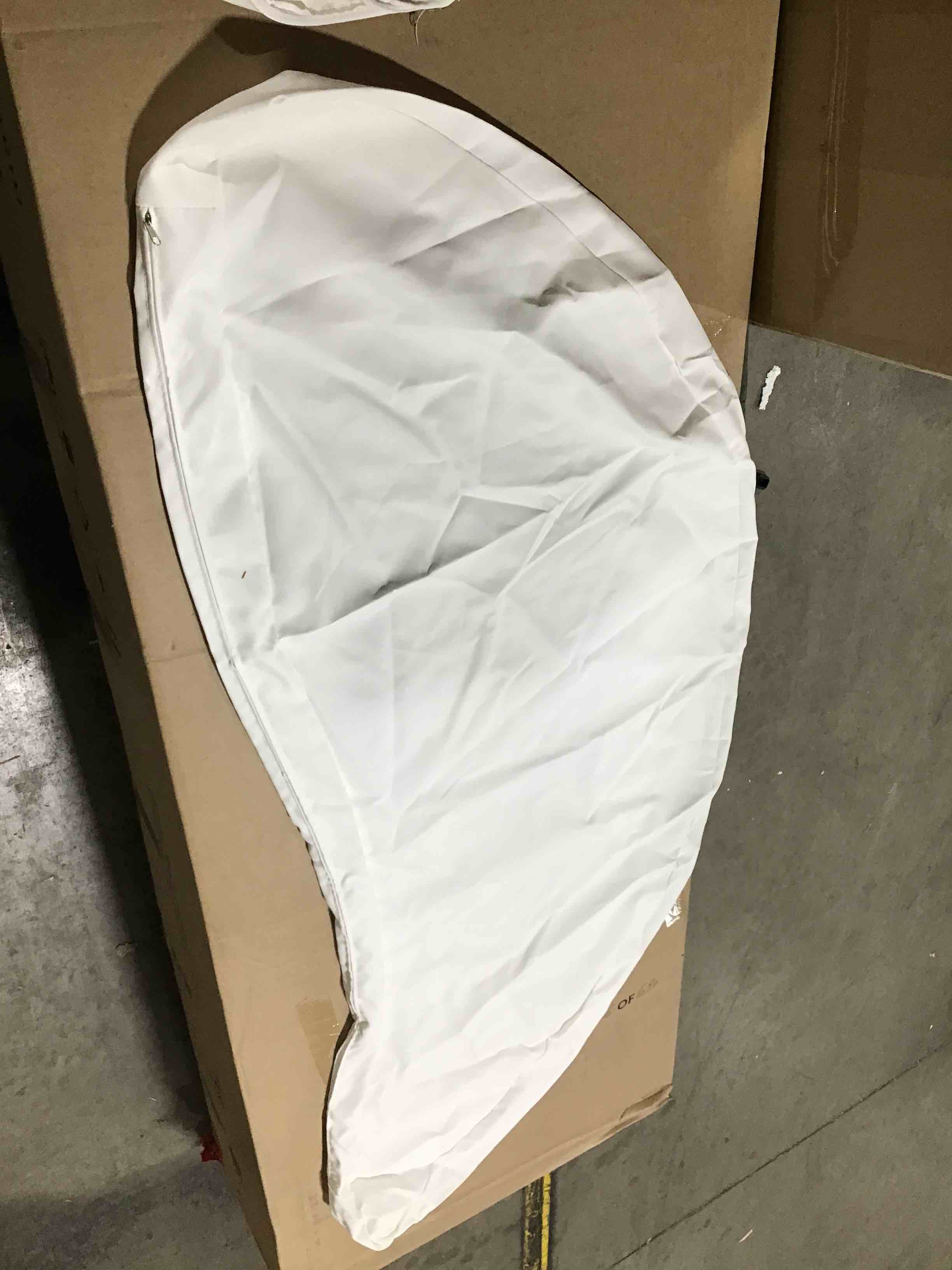 (set of 9) white outdoor patio cushion covers