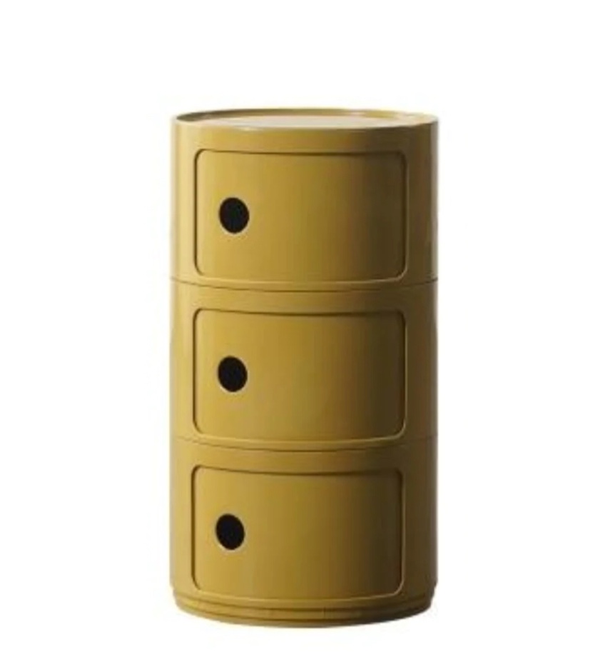 cozymatic yellow column storage organizer 