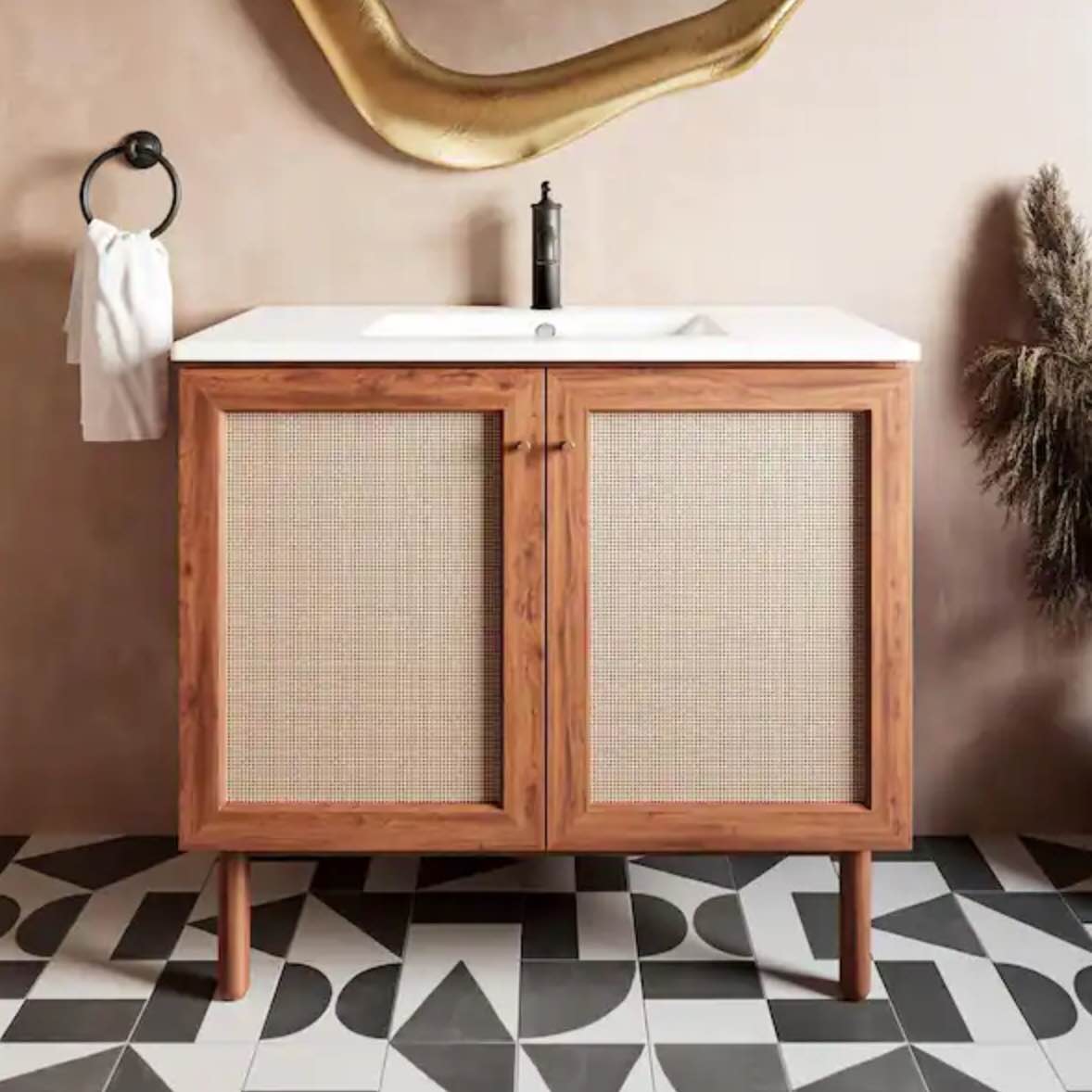 Swiss Madison Classe 36 in. Bathroom Vanity in Oak