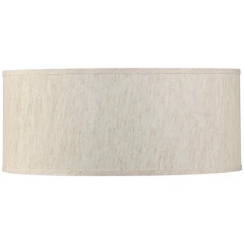 9" H Linen Drum Pendant Shade ( Screw On )