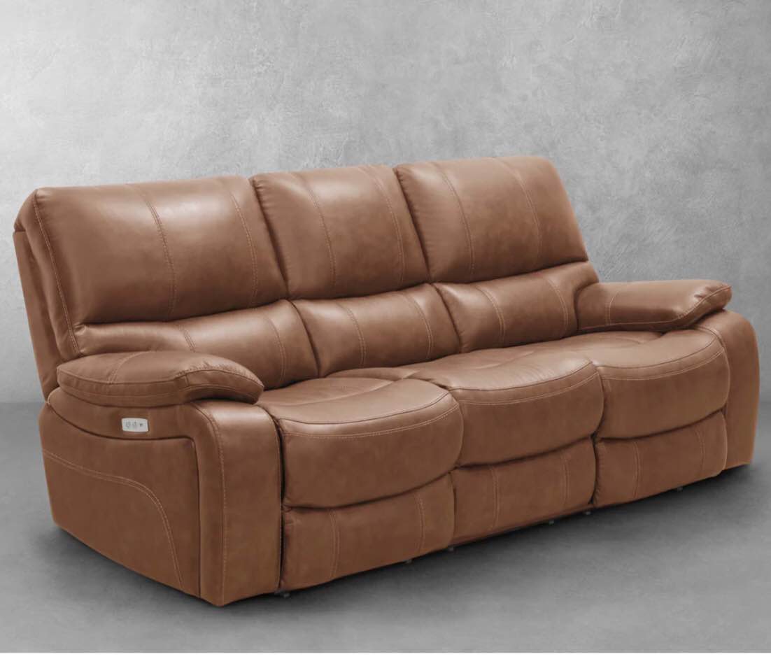 Abbyson Braymor Power Reclining Sofa And Loveseat 
