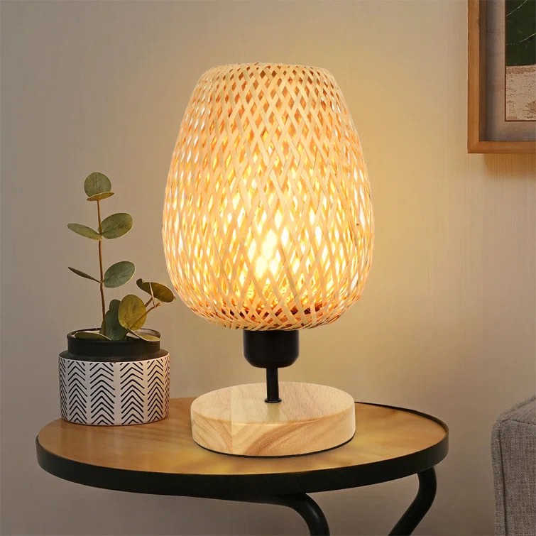 Oak Brook 11.41" Beige Table Lamp