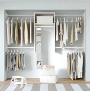 Grid 48" W - 96" W Closet System Starter Kit