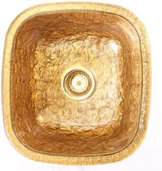 JSG Oceana Undermount kitchen sink, 009–101-01 Gold Reflections
