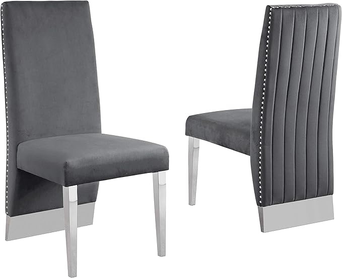 SC164 – 167: Velvet Side Chairs (Set of 2)