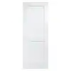Shaker 30 in. x 80 in. 2 Panel Solid Core White Primed Pine Interior Door Slab