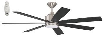 Harbor breeze showroom series Cogdell indoor/covered outdoor ceiling fan brushed nickel finish 60 inch 5127844
