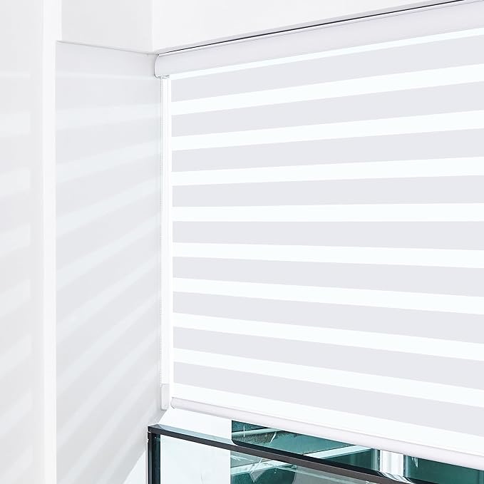 Sylshine Home Zebra Blinds for Windows 21 x 72 inches