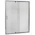 Cove Collection CVDP5469-RN-BN 54" x 69" Rain Glass Frameless Pivot Shower Door and Panel in Brushed Nickel