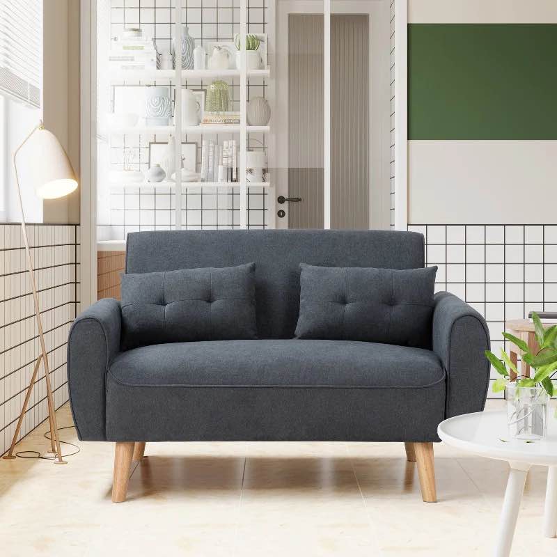 loveseat ust-009m fabric dark grey