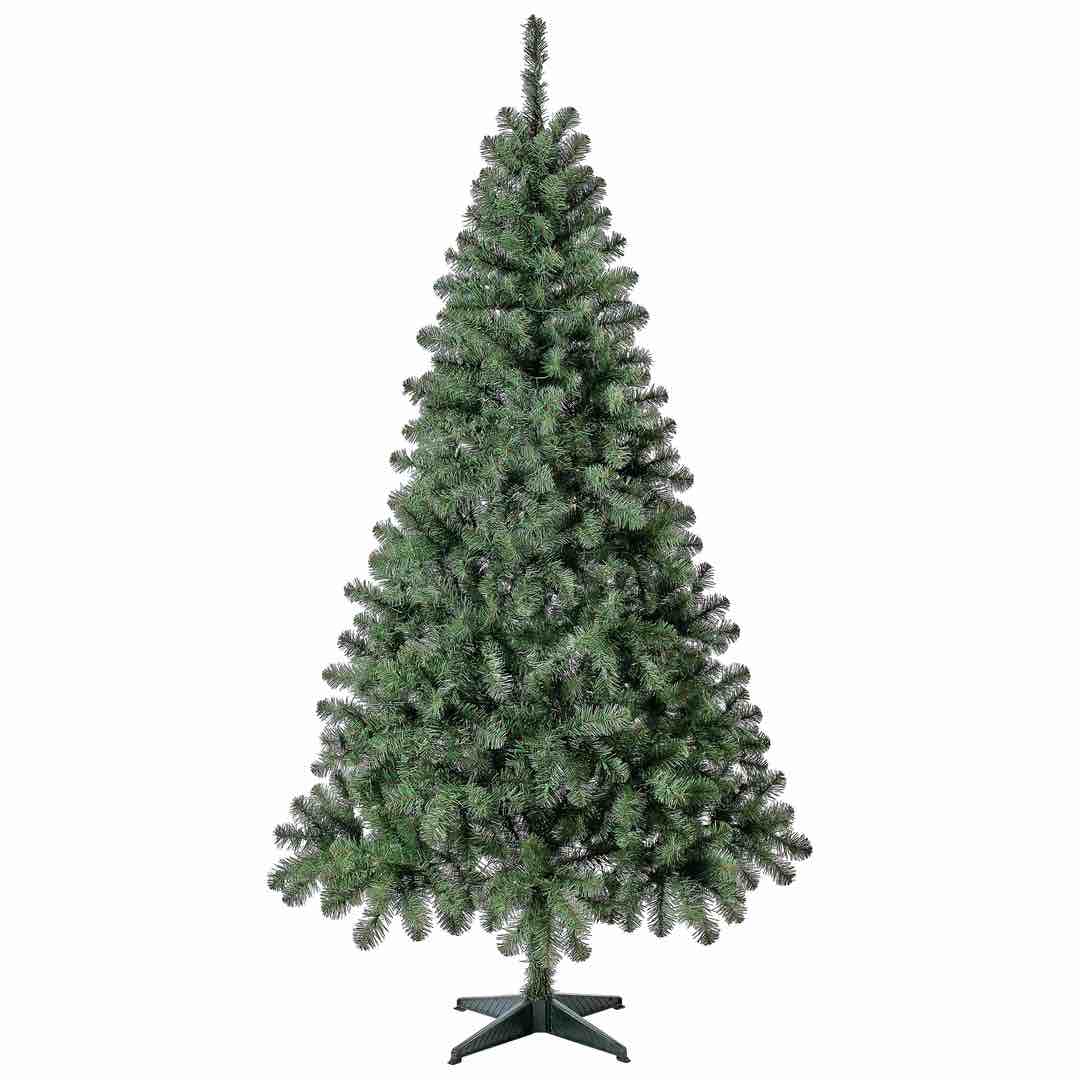 6.5 Foot Pre-Lit Madison Pine Multicolor Lights