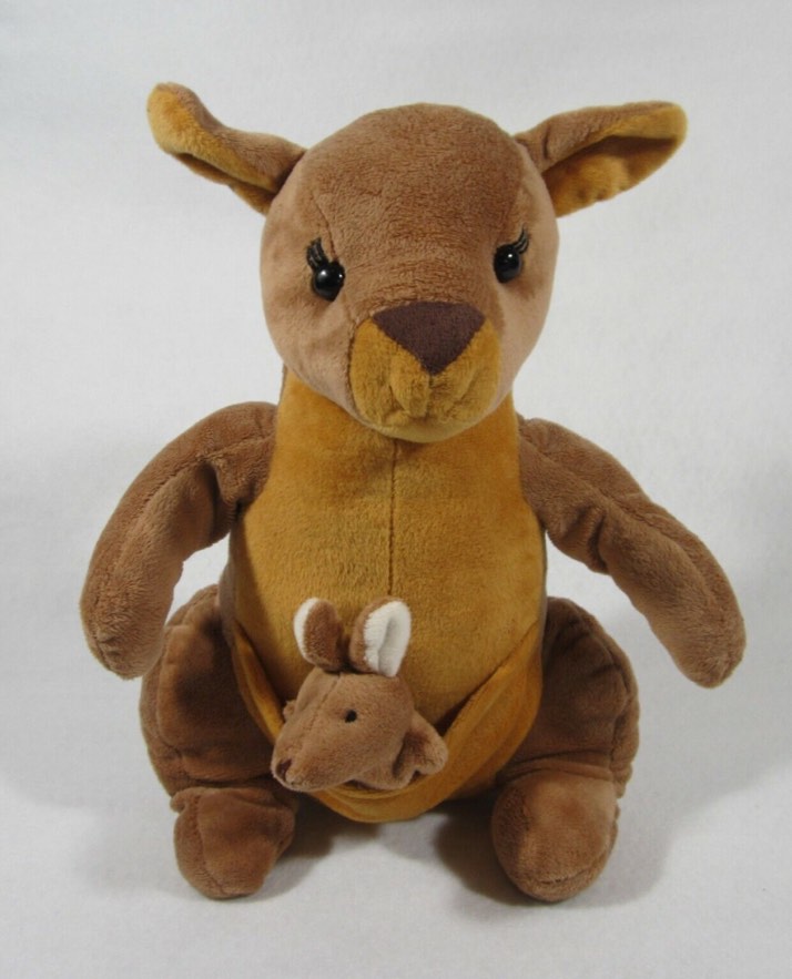 Teddy Mountain Kangaroo and Baby Joey 12" Plush (Unfilled)