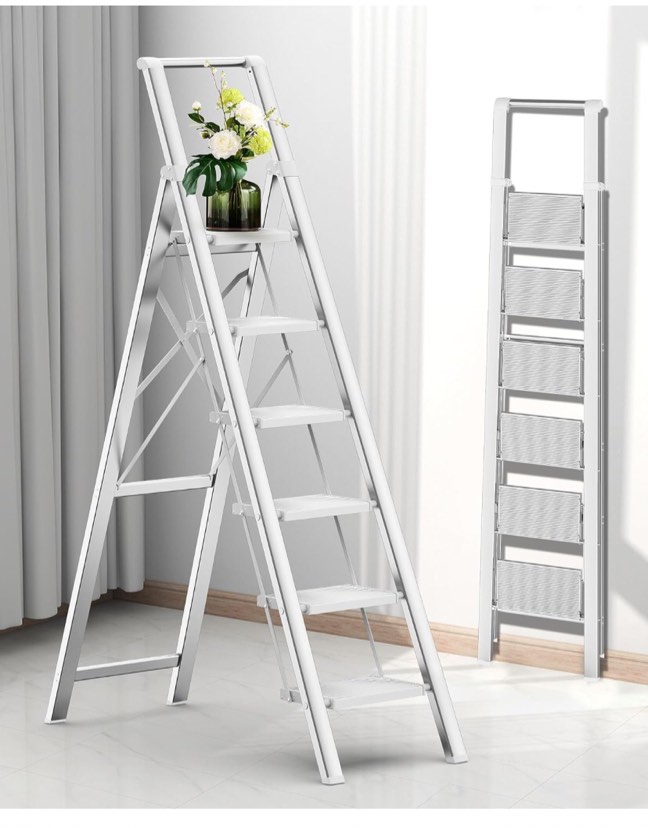 amazon step Ladder(6 step) silver