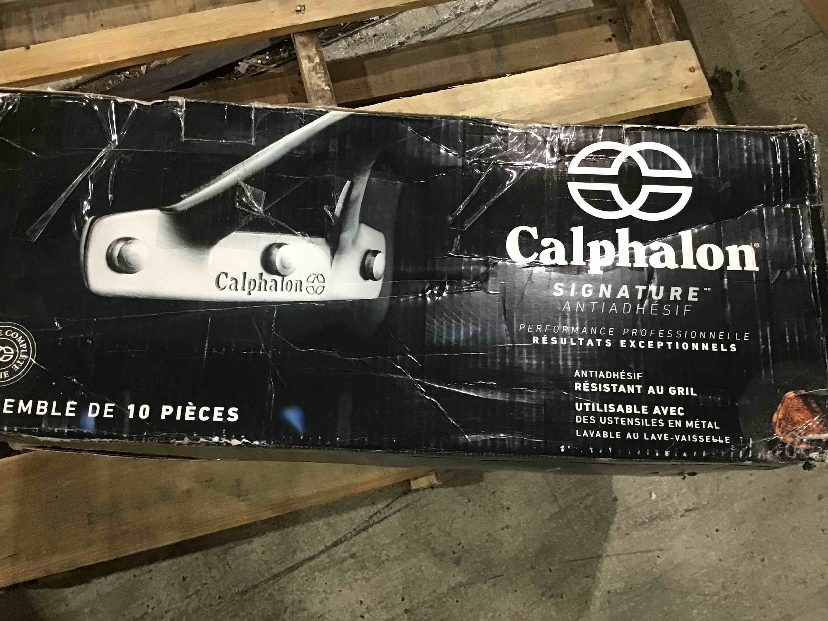 Calphalon 10Piece Pots and Pans Set, Nonstick Kitchen Cookware with