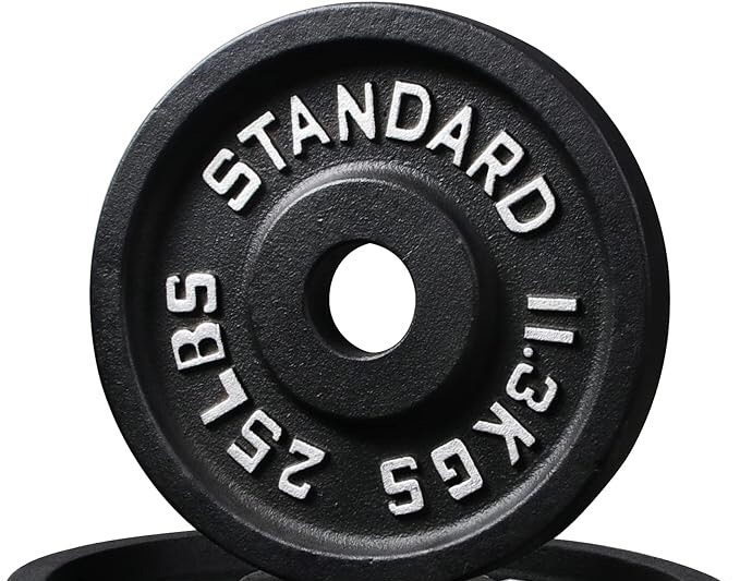 Signature Fitness Standard Barbell Plate 25lb