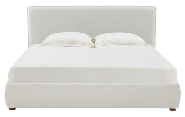 Callahan Boucle Headboard, Ivory - King Size - Box 1 of 2 only.