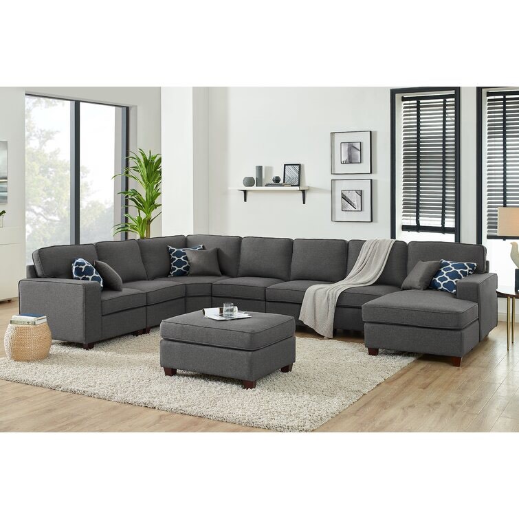 Blakeley Upholstered Sectional Sections. 