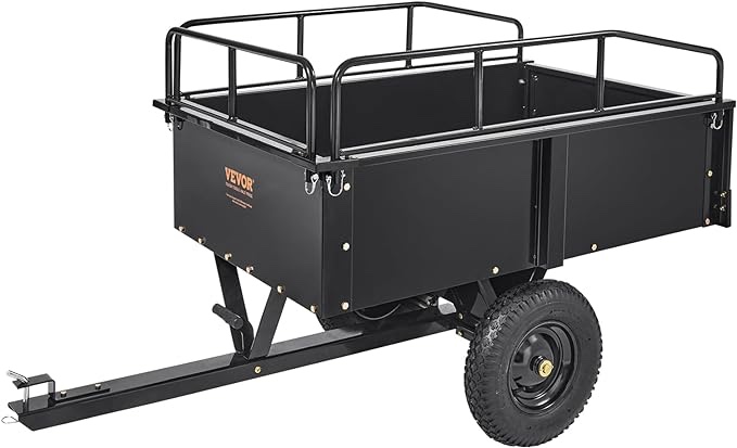 VEVOR Heavy Duty ATV Steel Dump Cart , BTC002C
