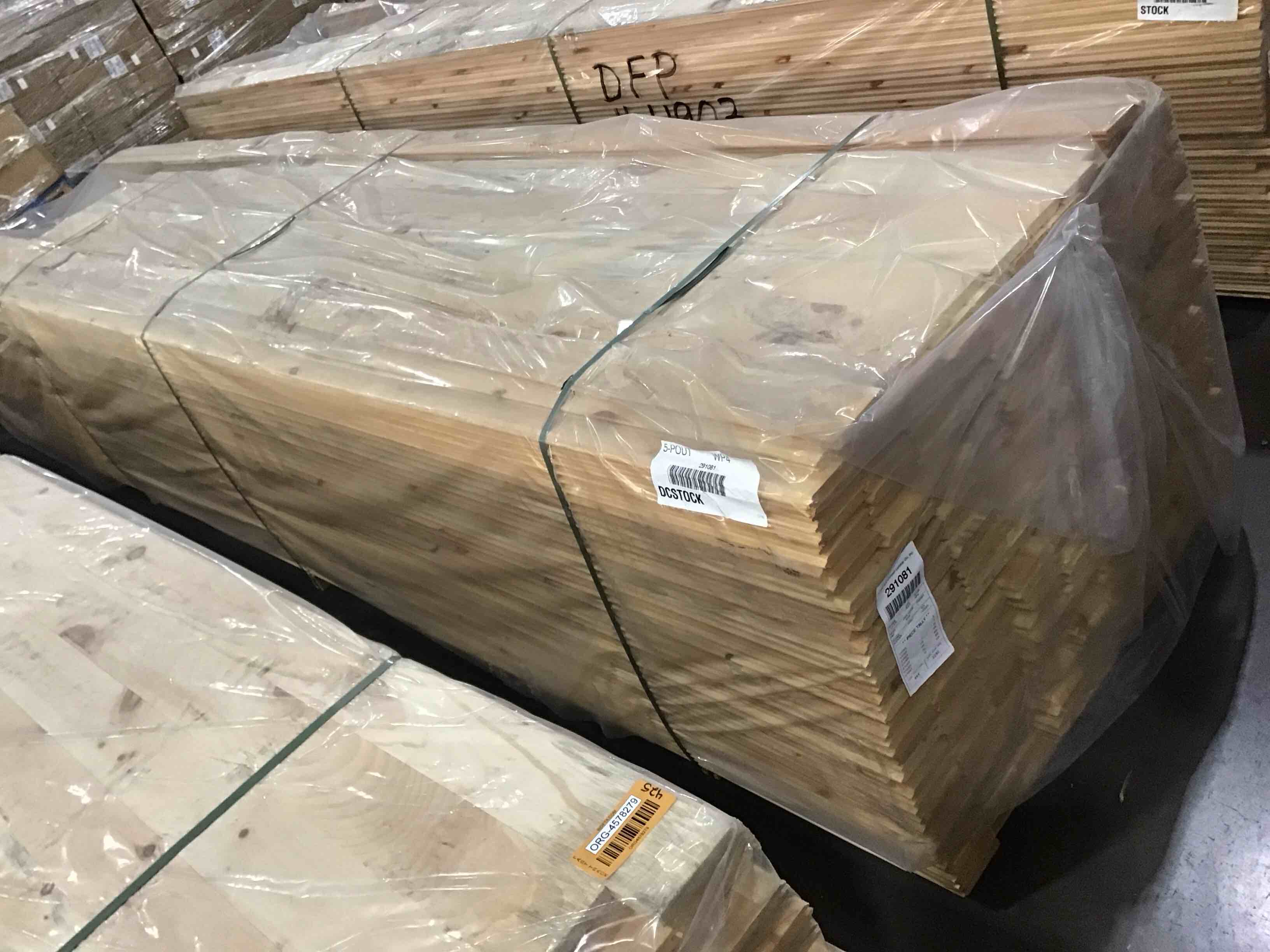 Durgin and Crowell Lumber White Pine Paneling, 5-Pout WP4, 1x5xR