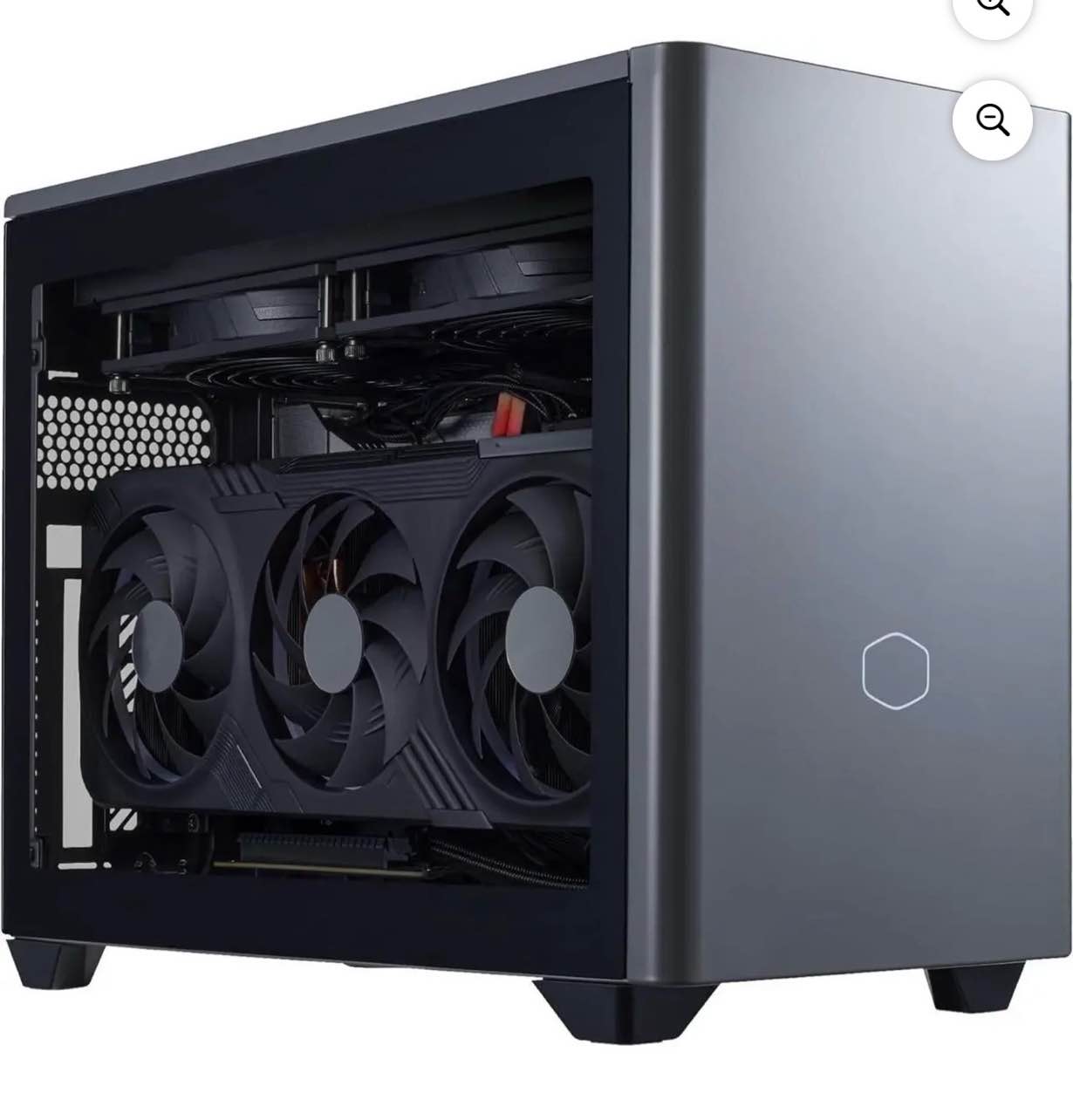 cooler master nr2 pro mini itx - intel ultra 7 265f 2.4ghz (5.3 ghz turbo) | gigabyte rtx 5080 16gb & b860i aorus pro ice| 32gb ddr5 6000mhz | 2tb gen4 m.2 | wifi | windows 11 | 280mm aio gaming pc