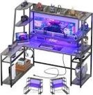 Armocity L Shaped Gaming Desk Black