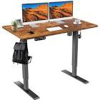 Radlove Electric Standing Desk, Height Adjustable Computer Desk Sit Stand Desk Home Office Desks with Splice Board and A Under Desk