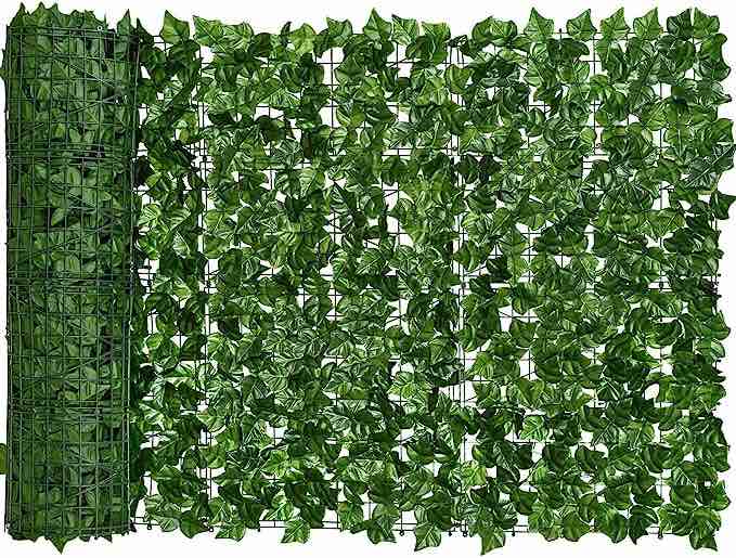 Artificial Hedges Fence and Faux Ivy Vine Leaf Decoration for Outdoor Decor, Garden Decor