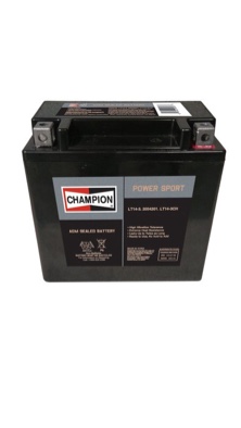 Champion Power Sports Battery LT12-4, 2054182, 12BSFACH