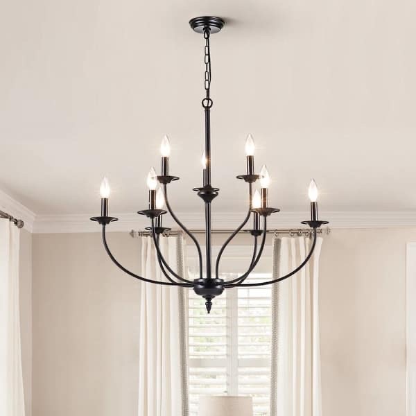Maxax 9 - Light Candle Style Classic / Traditional Chandelier