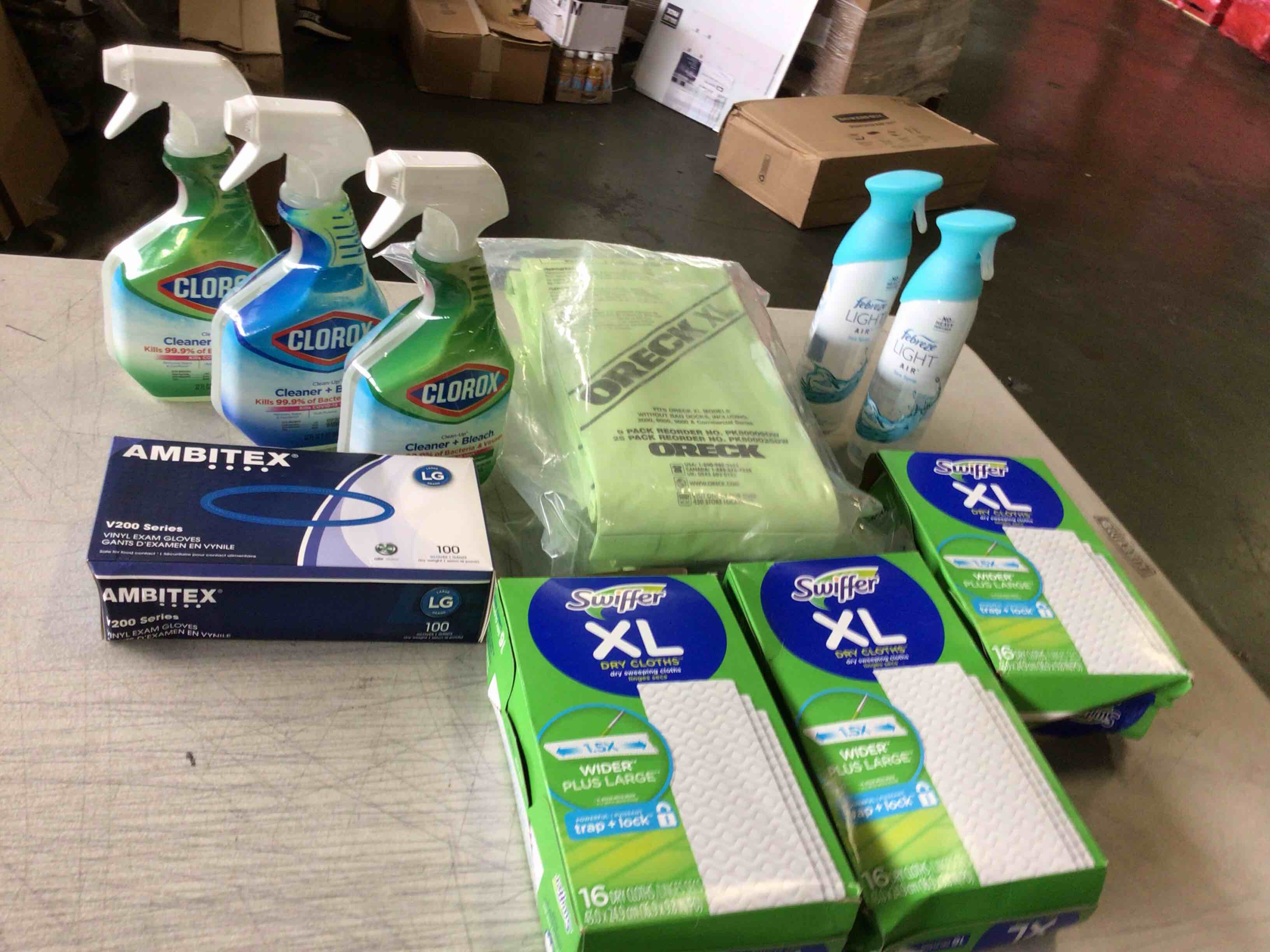 Assorted Cleaning Supplies.