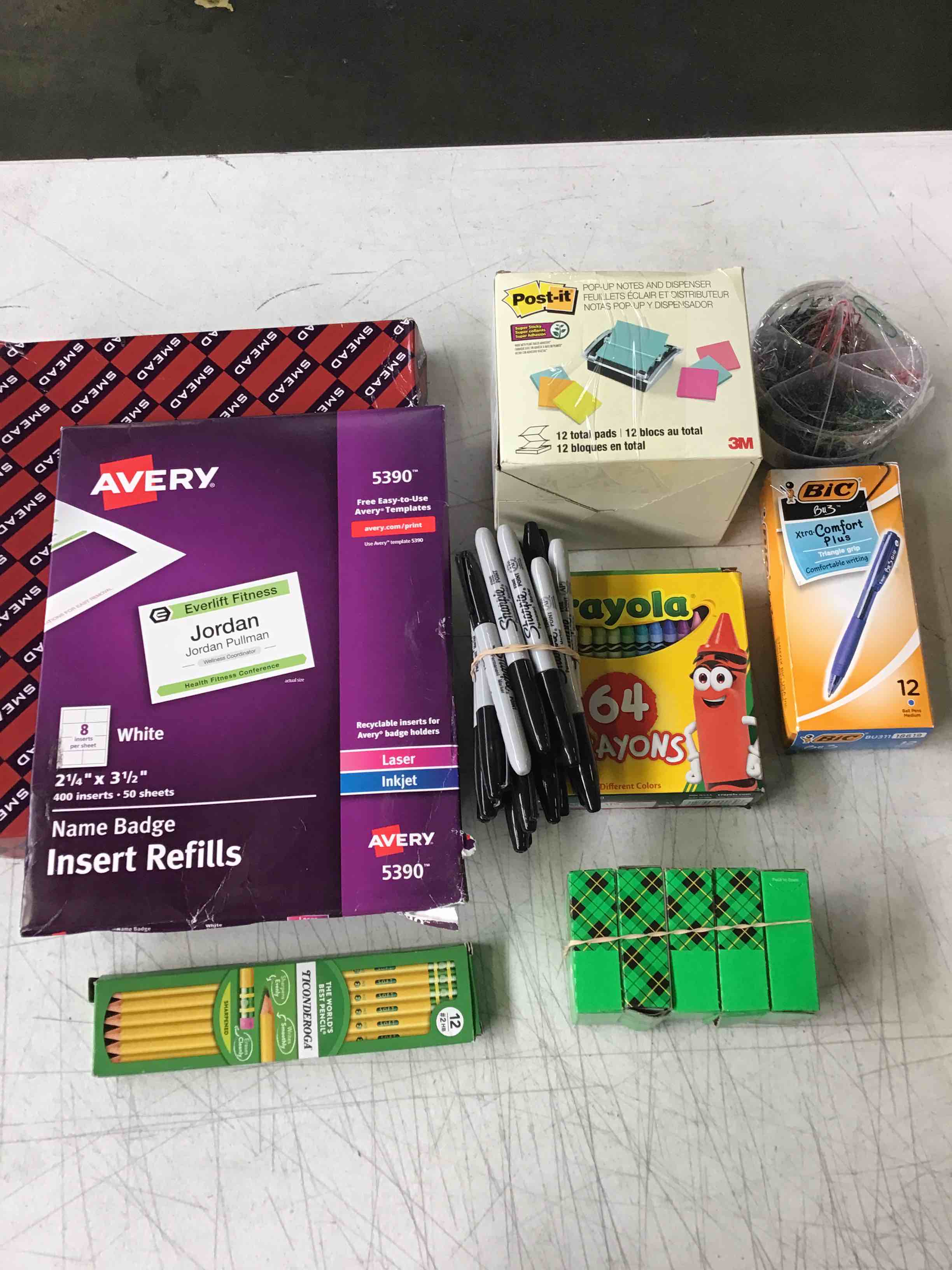 Assorted Office Supplies 