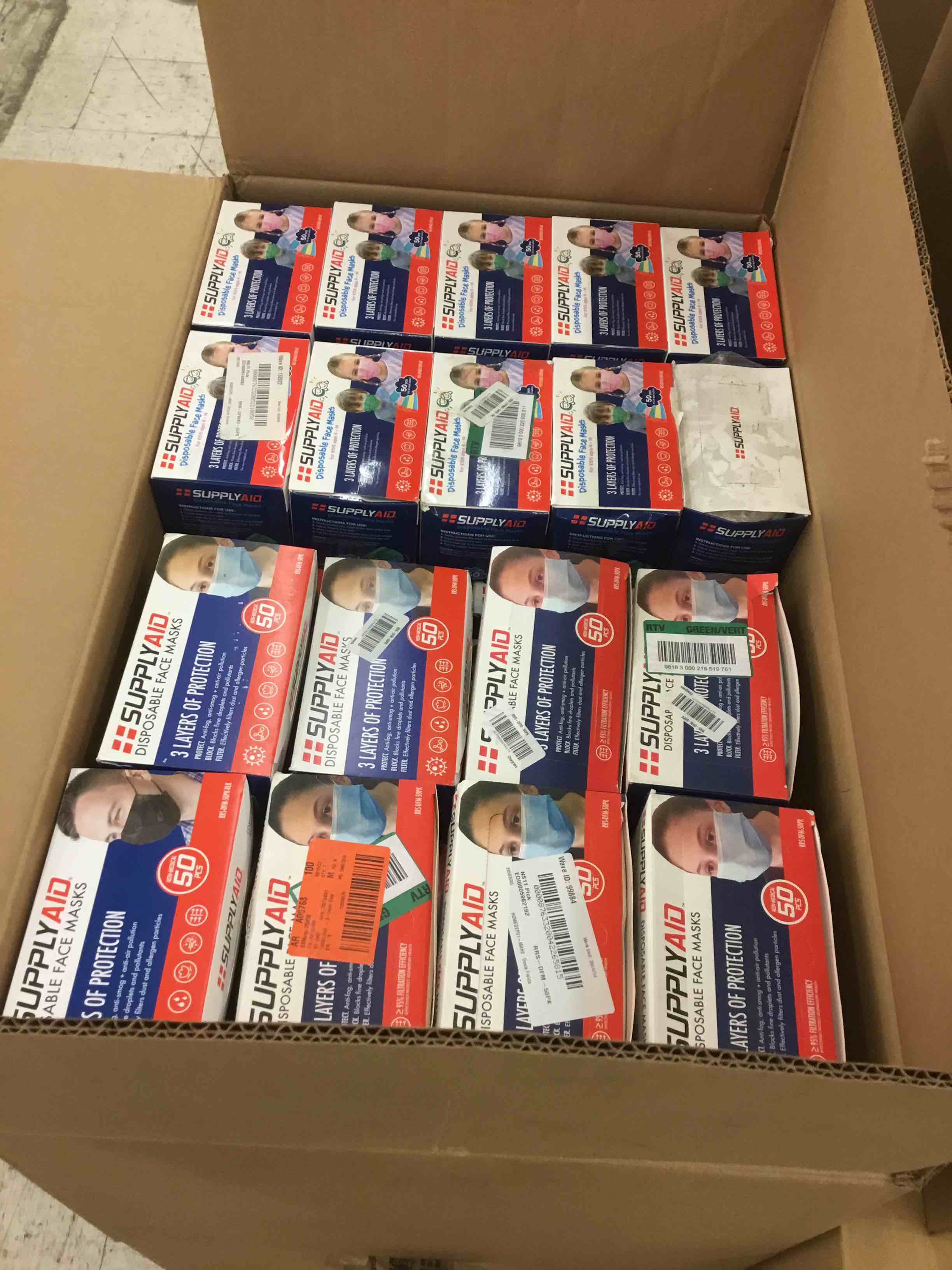 *Box Lot* Adult and Children’s Masks