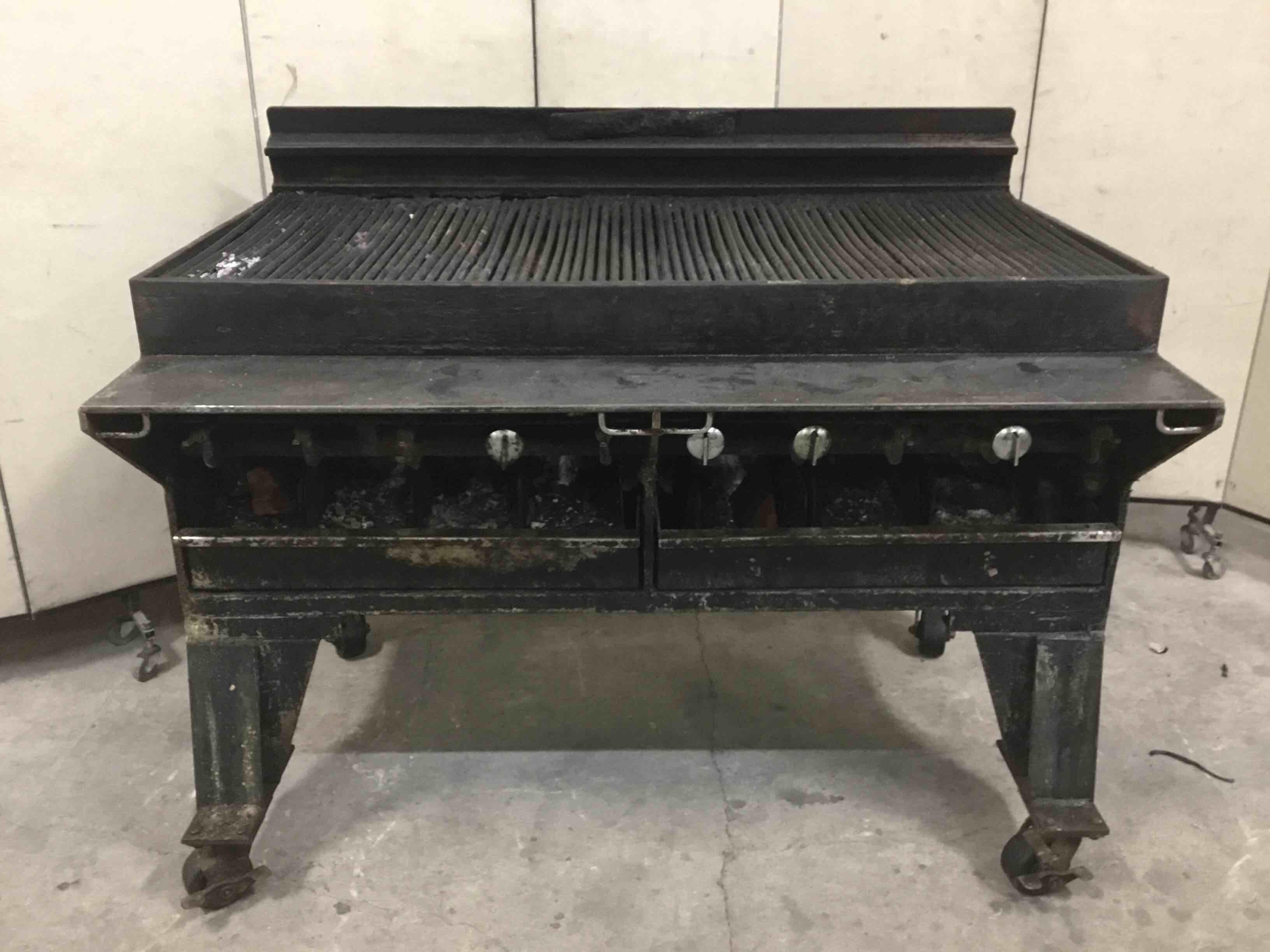 55 INCH CAST IRON NATURAL GAS CHAR BROILER