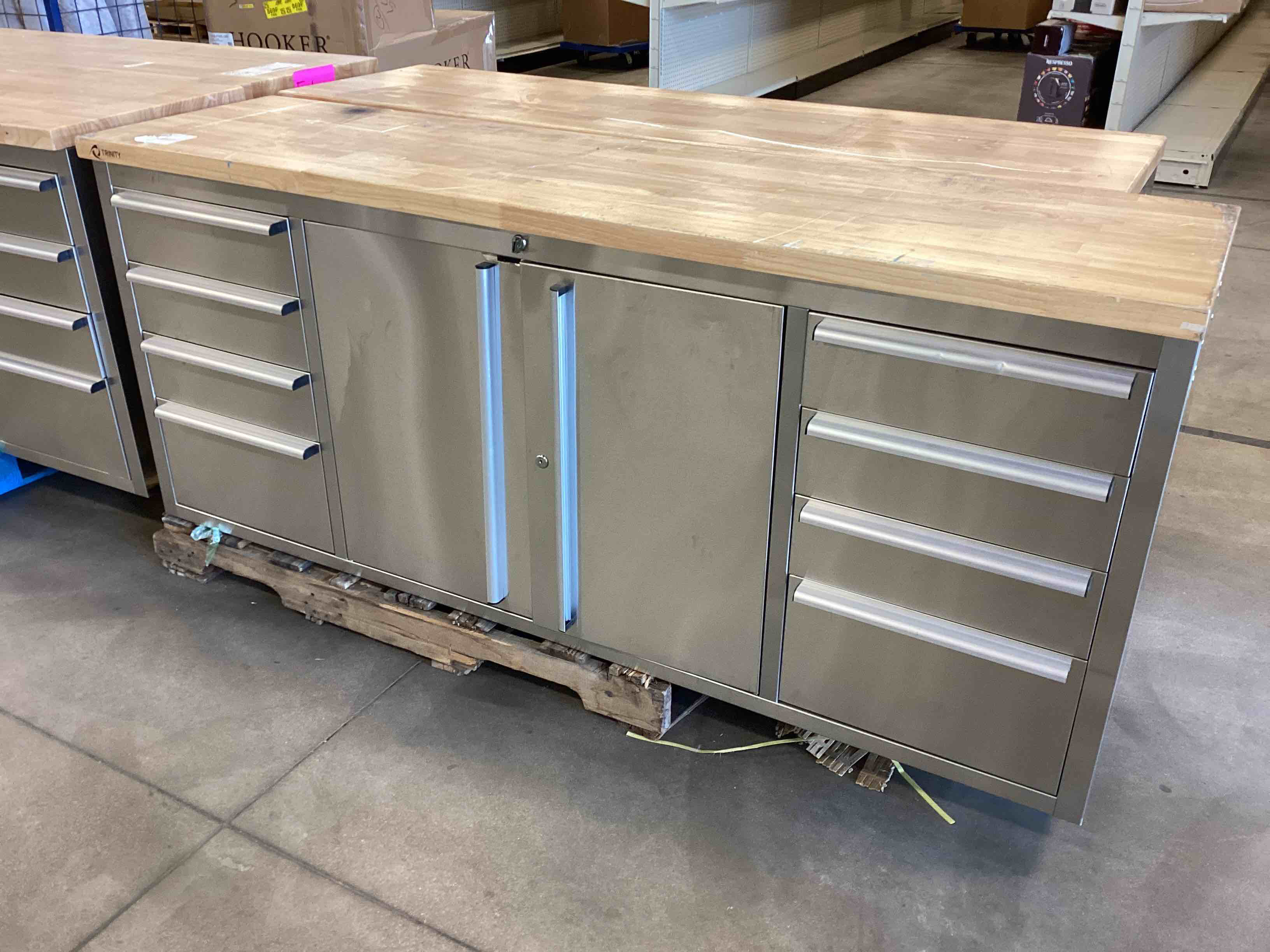 72 x 20 stainless steel, work top toolbox, scratch and dent