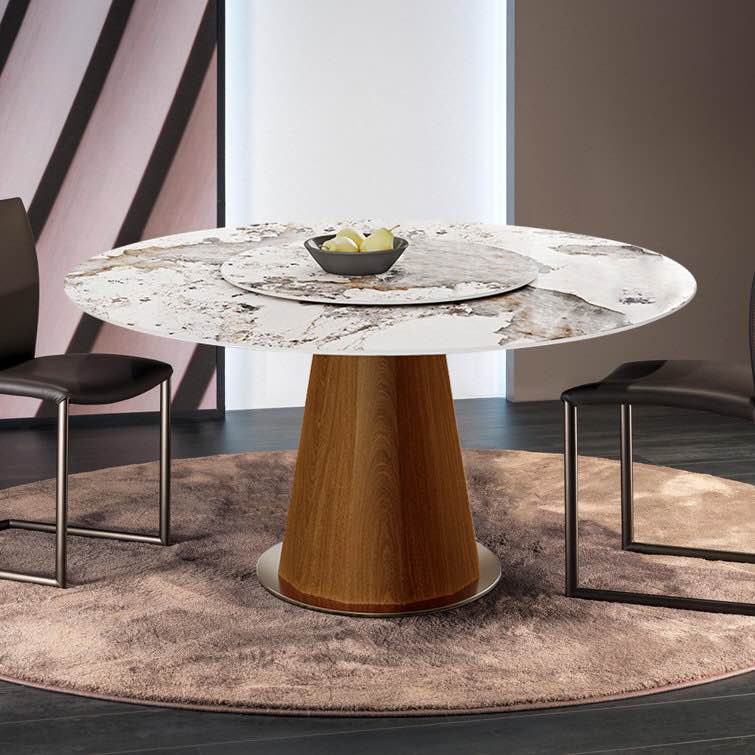 Benjeman Round Dining Table by Everly Quinn- INCOMPLETE